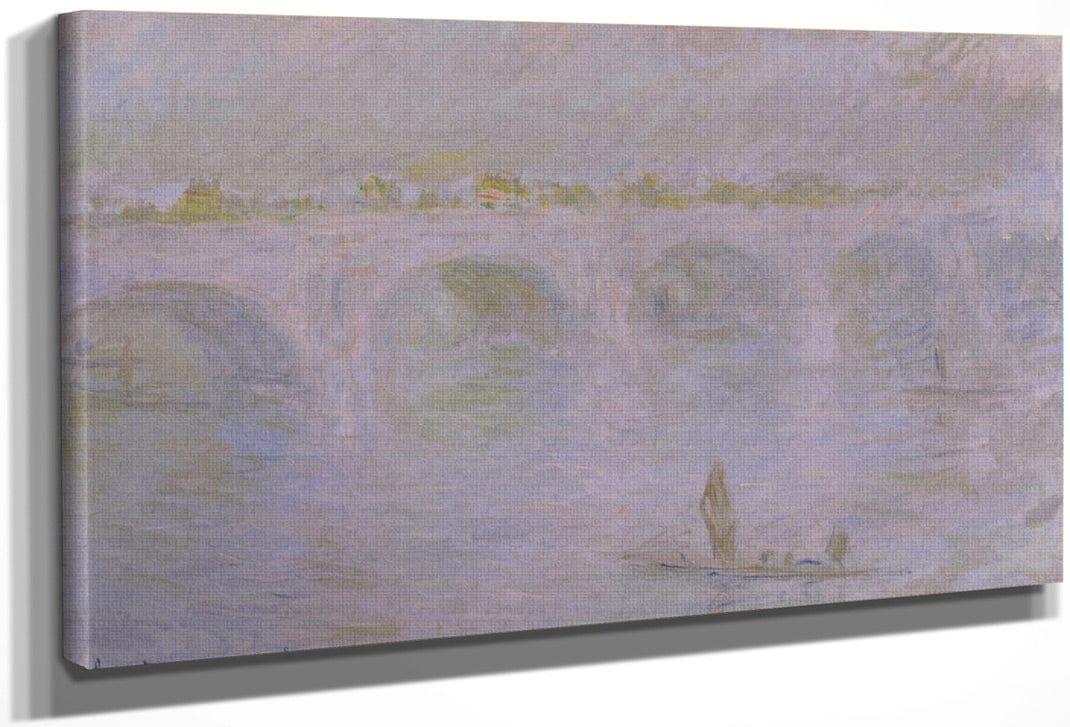 Waterloo Bridge In London By Claude Monet Fine Art Print