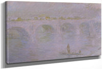 Waterloo Bridge In London By Claude Monet Fine Art Print