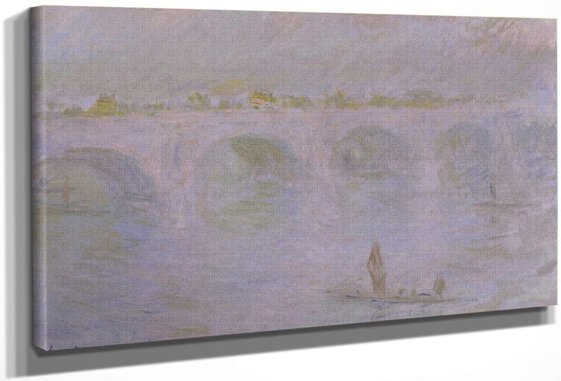 Waterloo Bridge In London By Claude Monet Fine Art Print