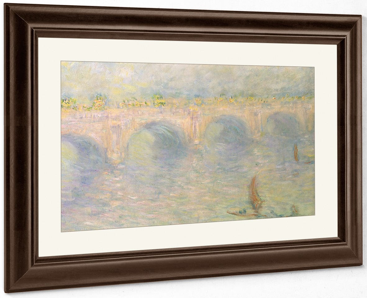 Waterloo Bridge (Light Effects) By Claude Monet Fine Art Print