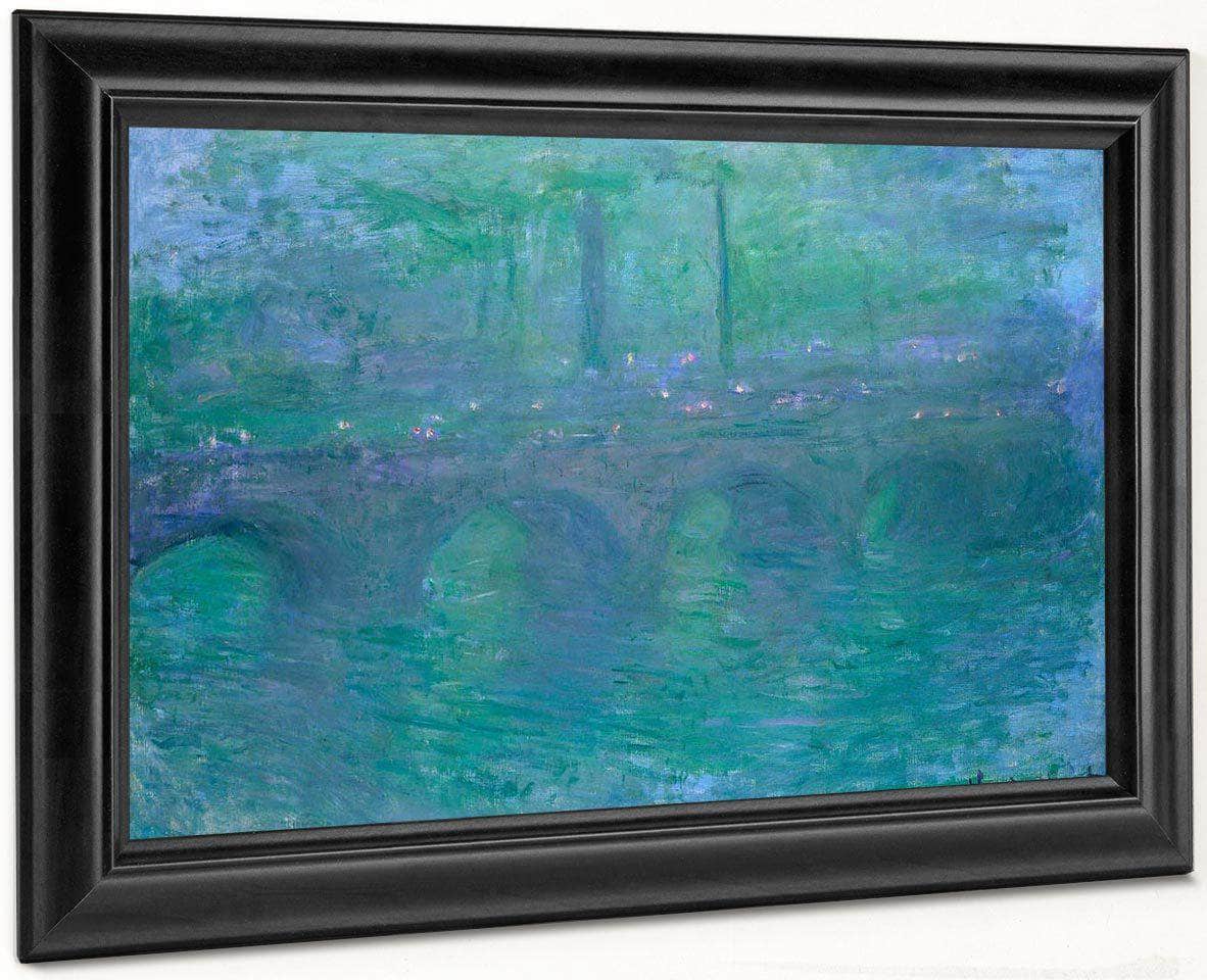 Waterloo Bridge London At Dusk By Monet Claude Fine Art Print