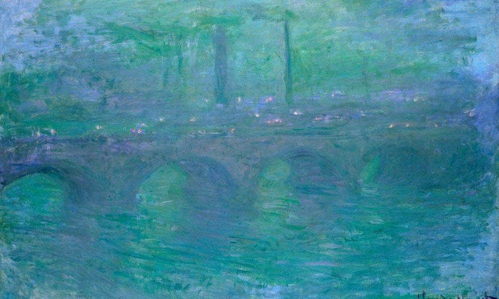 Waterloo Bridge London At Dusk By Monet Claude Fine Art Print