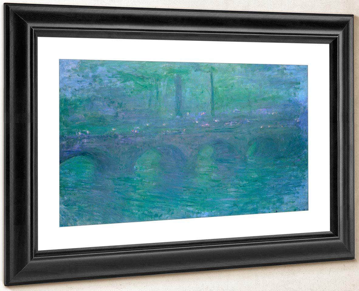Waterloo Bridge London At Dusk By Monet Claude Fine Art Print