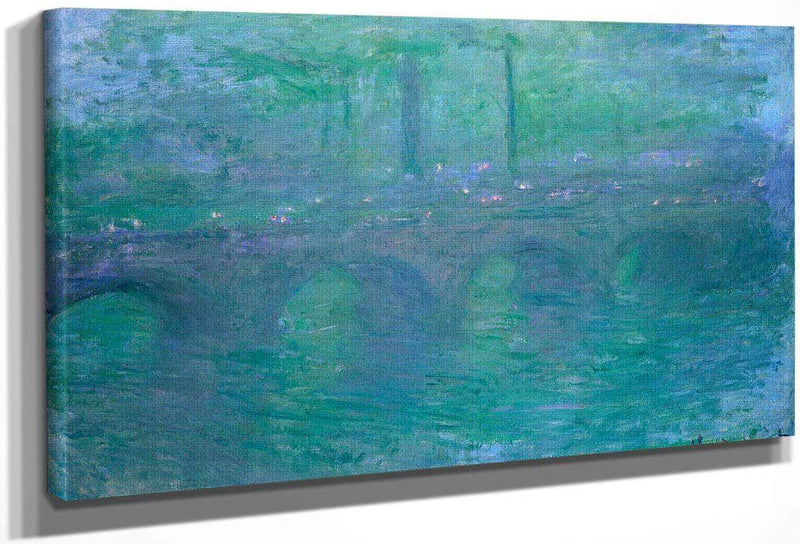 Waterloo Bridge London At Dusk By Monet Claude Fine Art Print