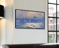 Waterloo Bridge Painting Claude Monet Canvas Art Fine Art Print