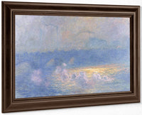 Waterloo Bridge, Sunlight Effect With Smoke By Claude Monet Fine Art Print