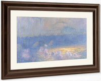 Waterloo Bridge, Sunlight Effect With Smoke By Claude Monet Fine Art Print