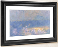 Waterloo Bridge, Sunlight Effect With Smoke By Claude Monet Fine Art Print