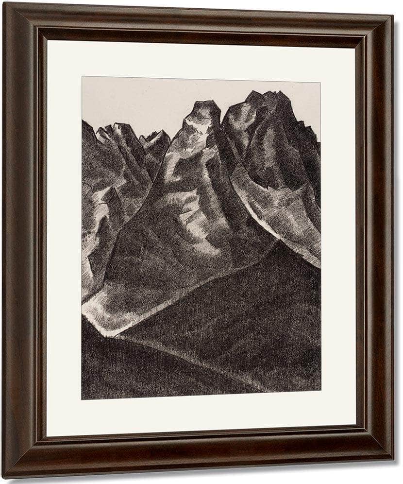 Waxenstein By Marsden Hartley Fine Art Print