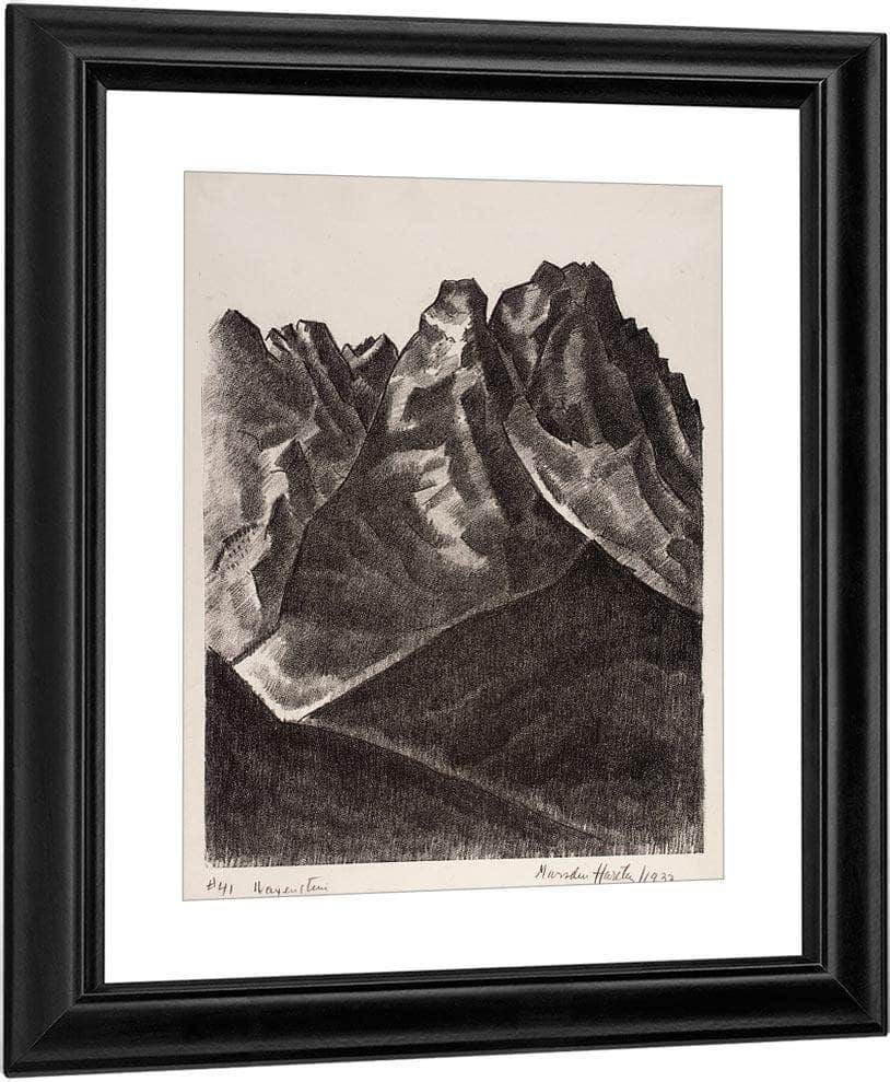 Waxenstein By Marsden Hartley Fine Art Print