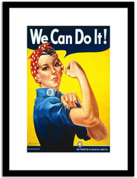 We Can Do It  Vintage Poster Fine Art Print