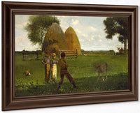 Weaning The Calf By Winslow Homer Fine Art Print