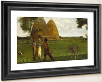 Weaning The Calf By Winslow Homer Fine Art Print