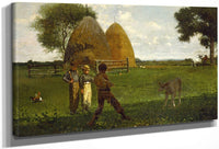 Weaning The Calf By Winslow Homer Fine Art Print