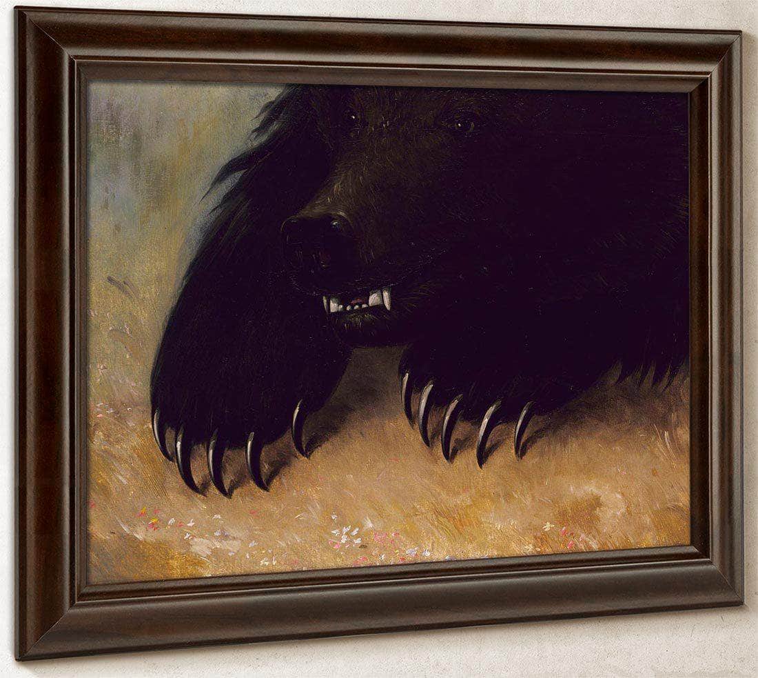 Weapons And Physiognomy Of The Grizzly Bear By George Catlin Fine Art Print