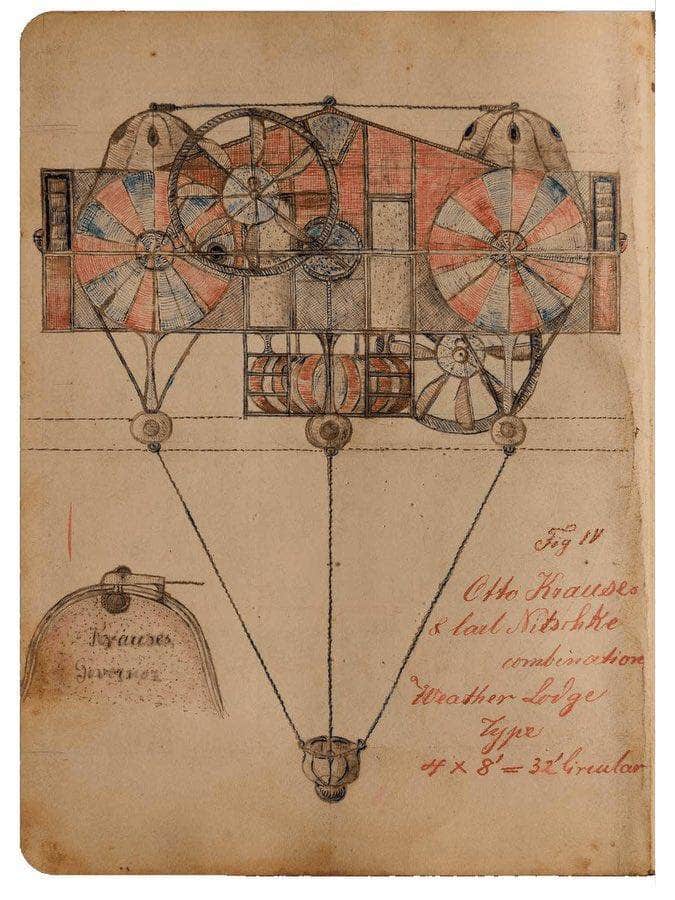 Weather Lodge 1919 By Charles Dellschau Fine Art Print