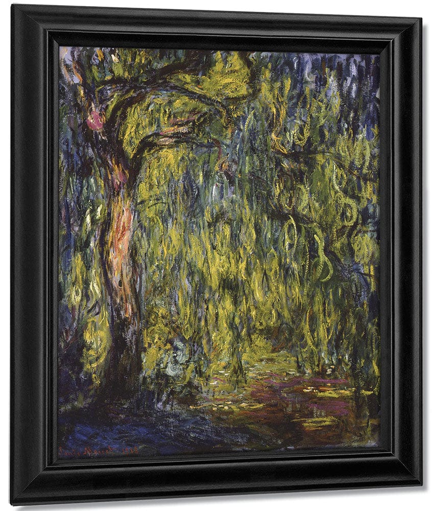 Weeping Willow 4 By Claude Monet Fine Art Print