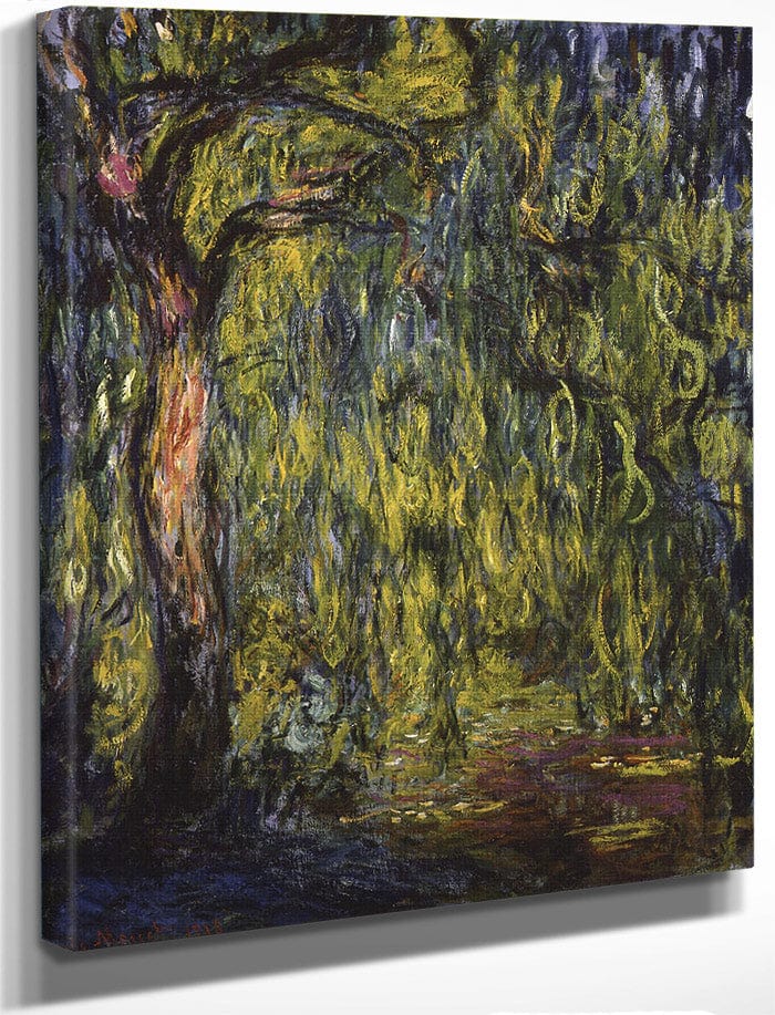 Weeping Willow 4 By Claude Monet Fine Art Print