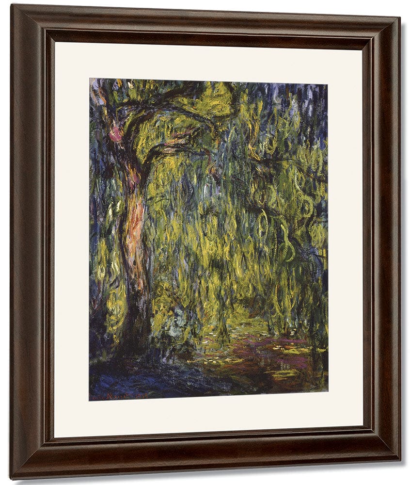 Weeping Willow 4 By Claude Monet Fine Art Print