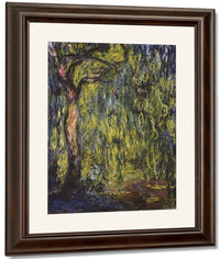 Weeping Willow 4 By Claude Monet Fine Art Print
