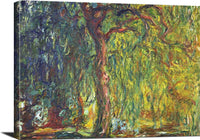 Weeping Willow Painting Claude Monet Canvas Art Fine Art Print