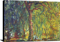 Weeping Willow Painting Claude Monet Canvas Art Fine Art Print