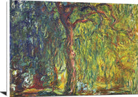 Weeping Willow Painting Claude Monet Canvas Art Fine Art Print