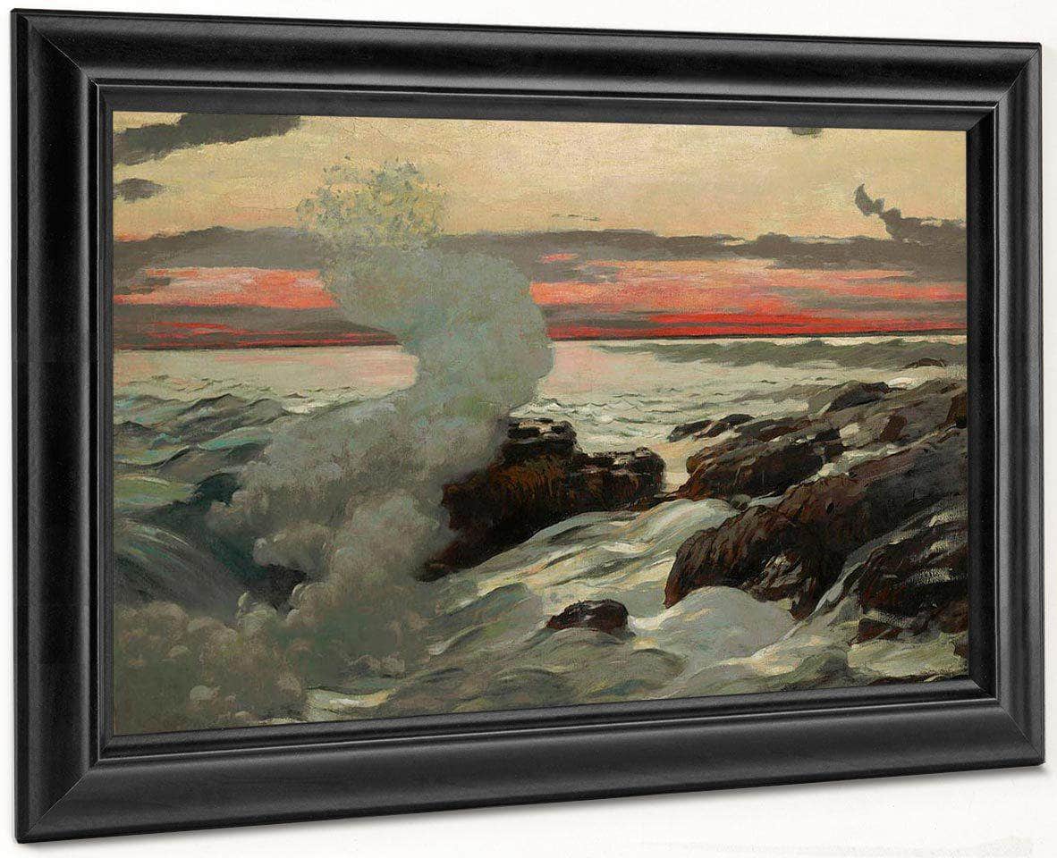West By Point By Prouts By Neck By Winslow Homer Fine Art Print