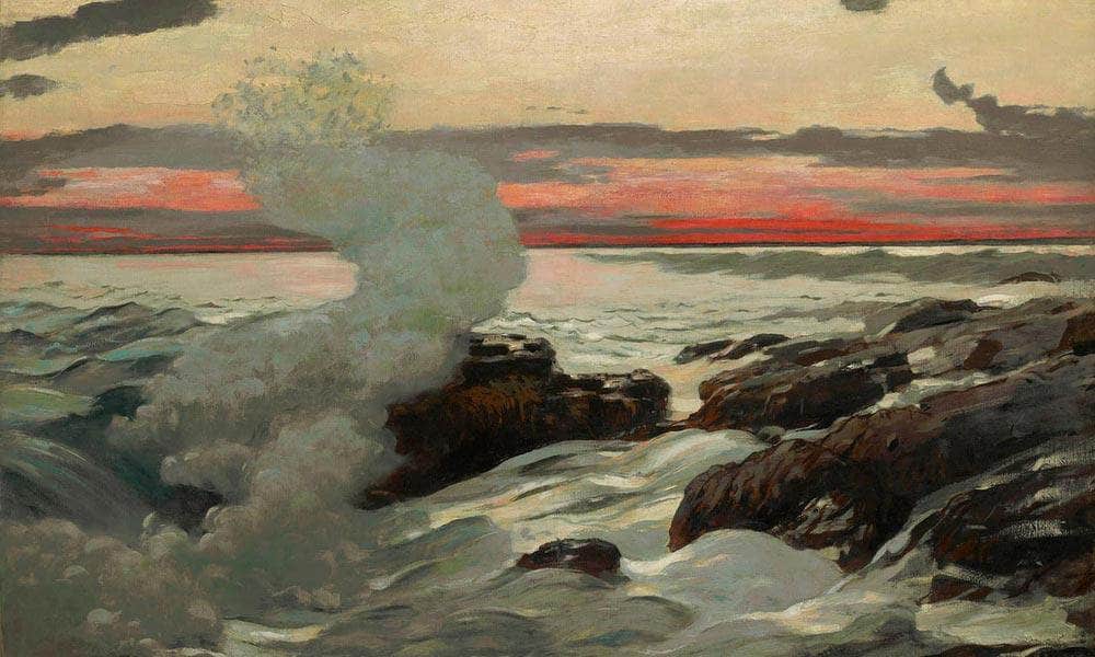 West By Point By Prouts By Neck By Winslow Homer Fine Art Print