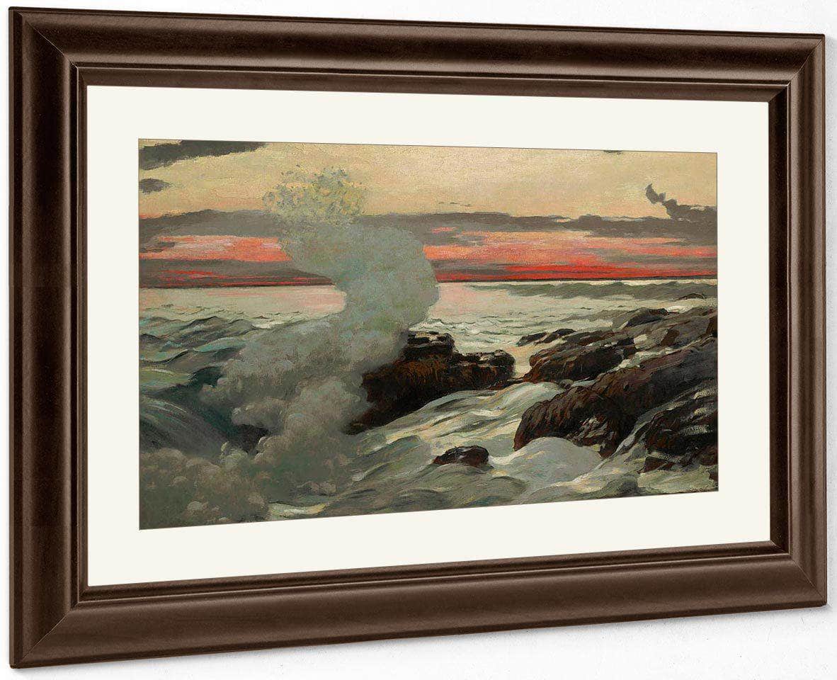 West By Point By Prouts By Neck By Winslow Homer Fine Art Print
