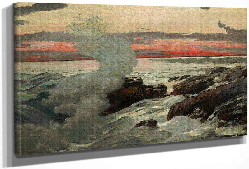 West By Point By Prouts By Neck By Winslow Homer Fine Art Print