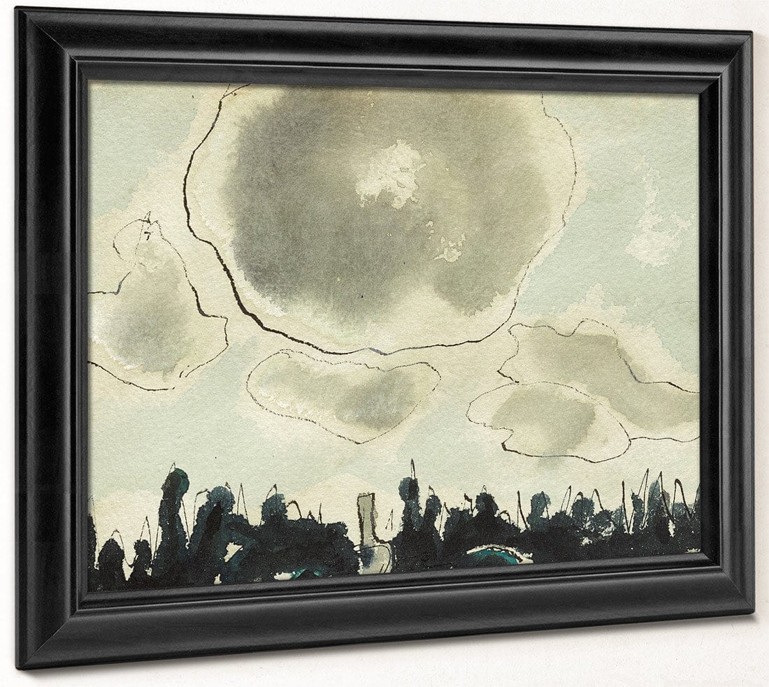 West From Bank By Arthur Dove Fine Art Print