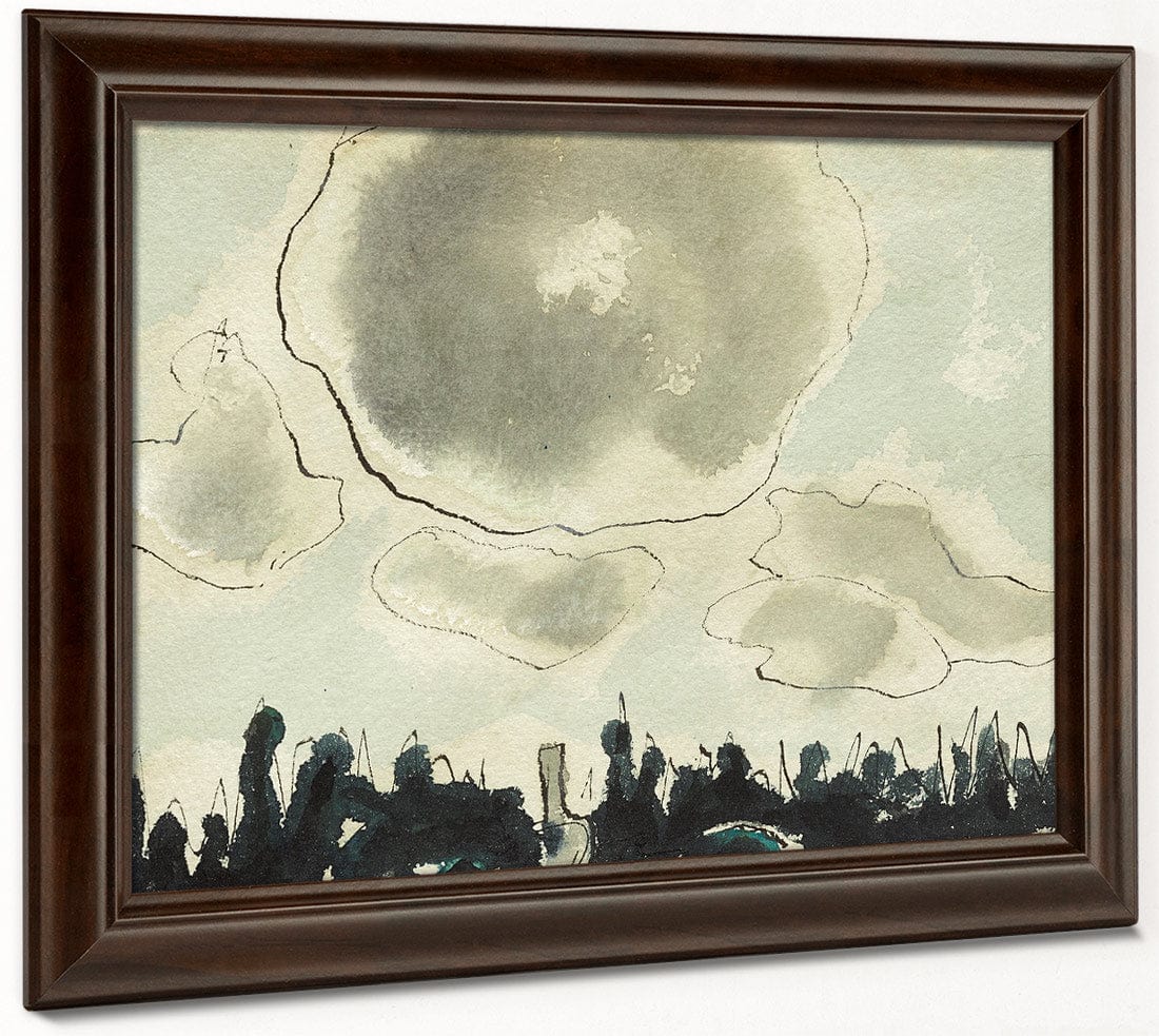 West From Bank By Arthur Dove Fine Art Print