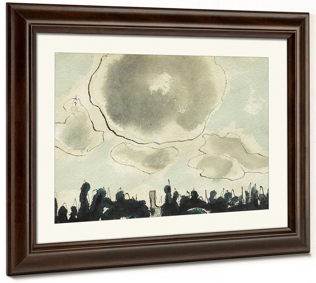 West From Bank By Arthur Dove Fine Art Print