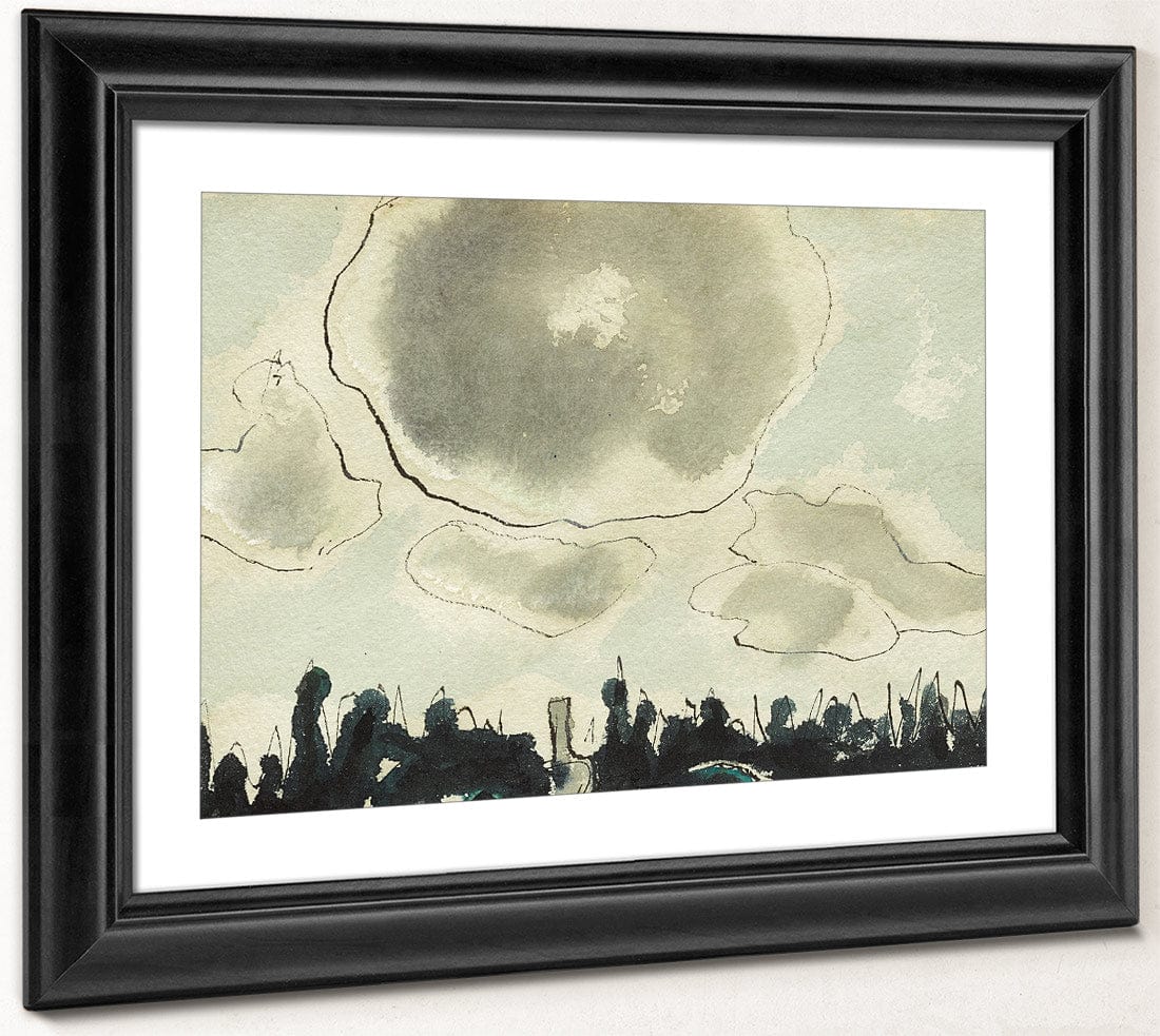 West From Bank By Arthur Dove Fine Art Print