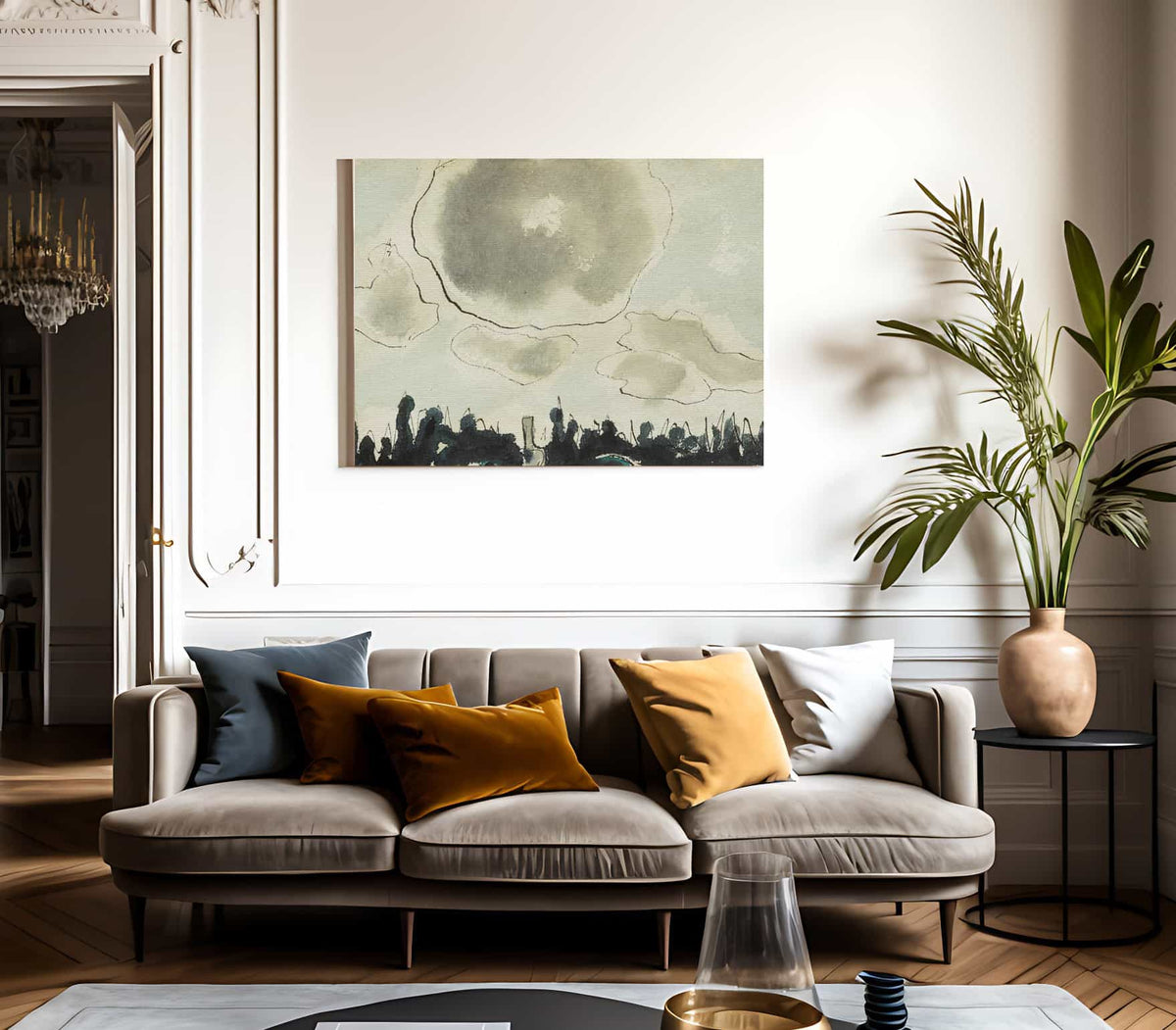 West From Bank By Arthur Dove Fine Art Print