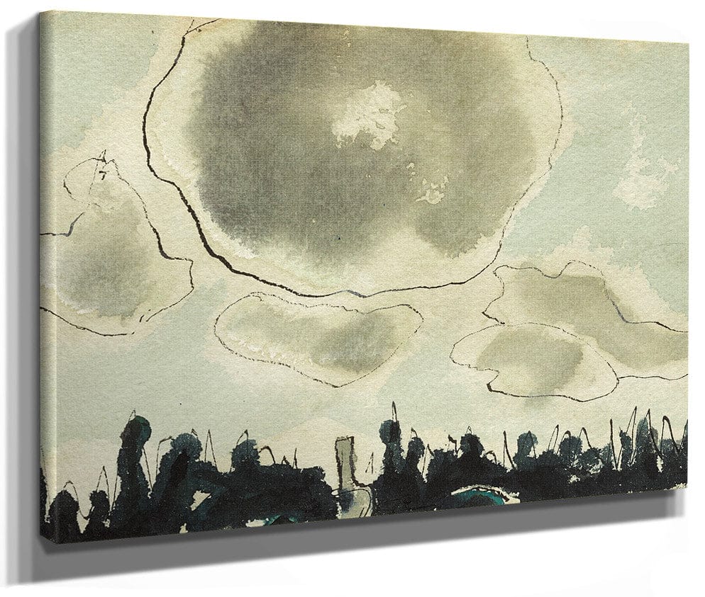 West From Bank By Arthur Dove Fine Art Print