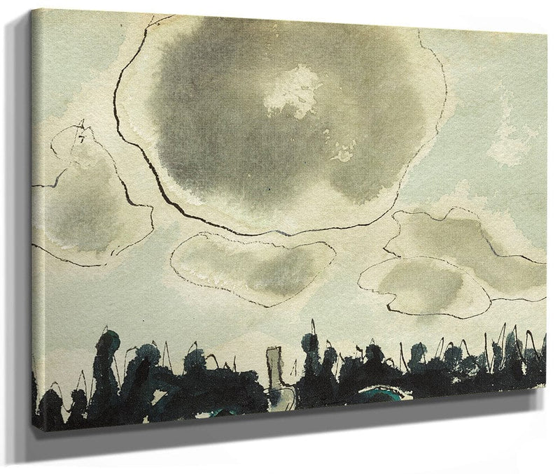 West From Bank By Arthur Dove Fine Art Print