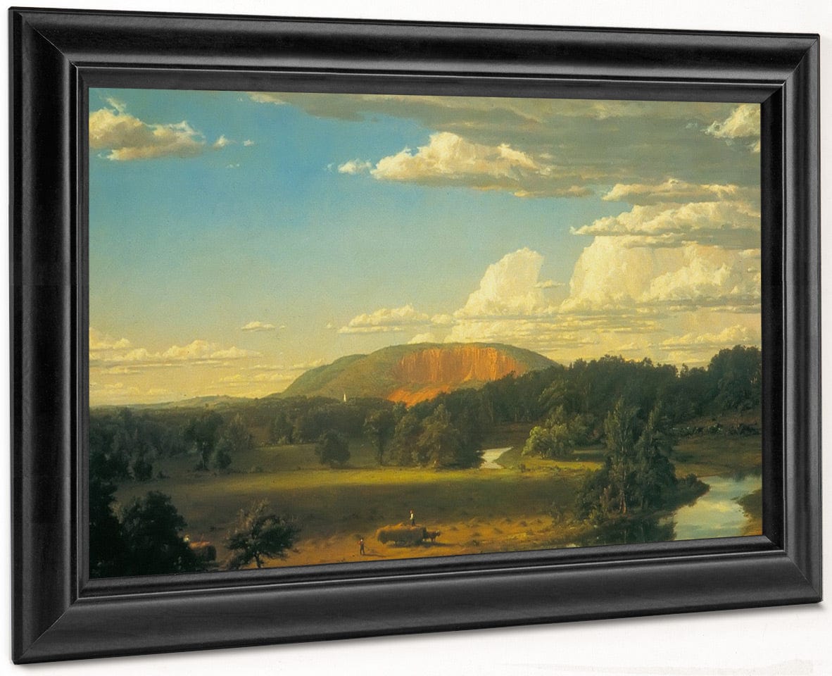 West Rock New Haven By Frederic Edwin Church Fine Art Print