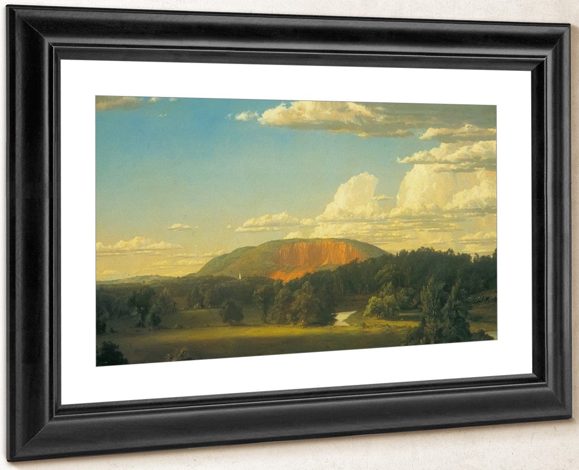 West Rock New Haven By Frederic Edwin Church Fine Art Print
