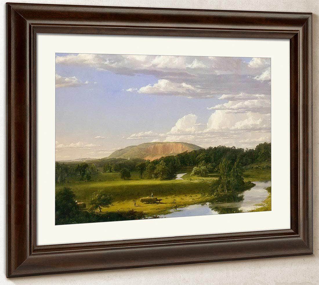 West Rock New Haven By Frederic Edwin Church Fine Art Print