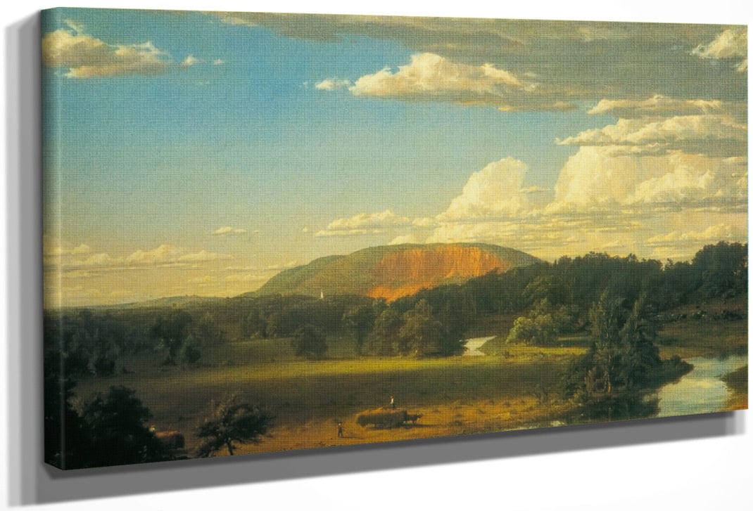 West Rock New Haven By Frederic Edwin Church Fine Art Print