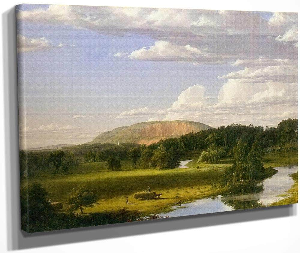 West Rock New Haven By Frederic Edwin Church Fine Art Print
