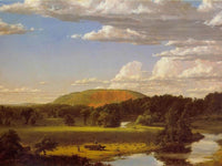 West Rock, New Haven By Fredric Edwin Church Fine Art Print