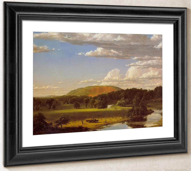 West Rock, New Haven By Fredric Edwin Church Fine Art Print