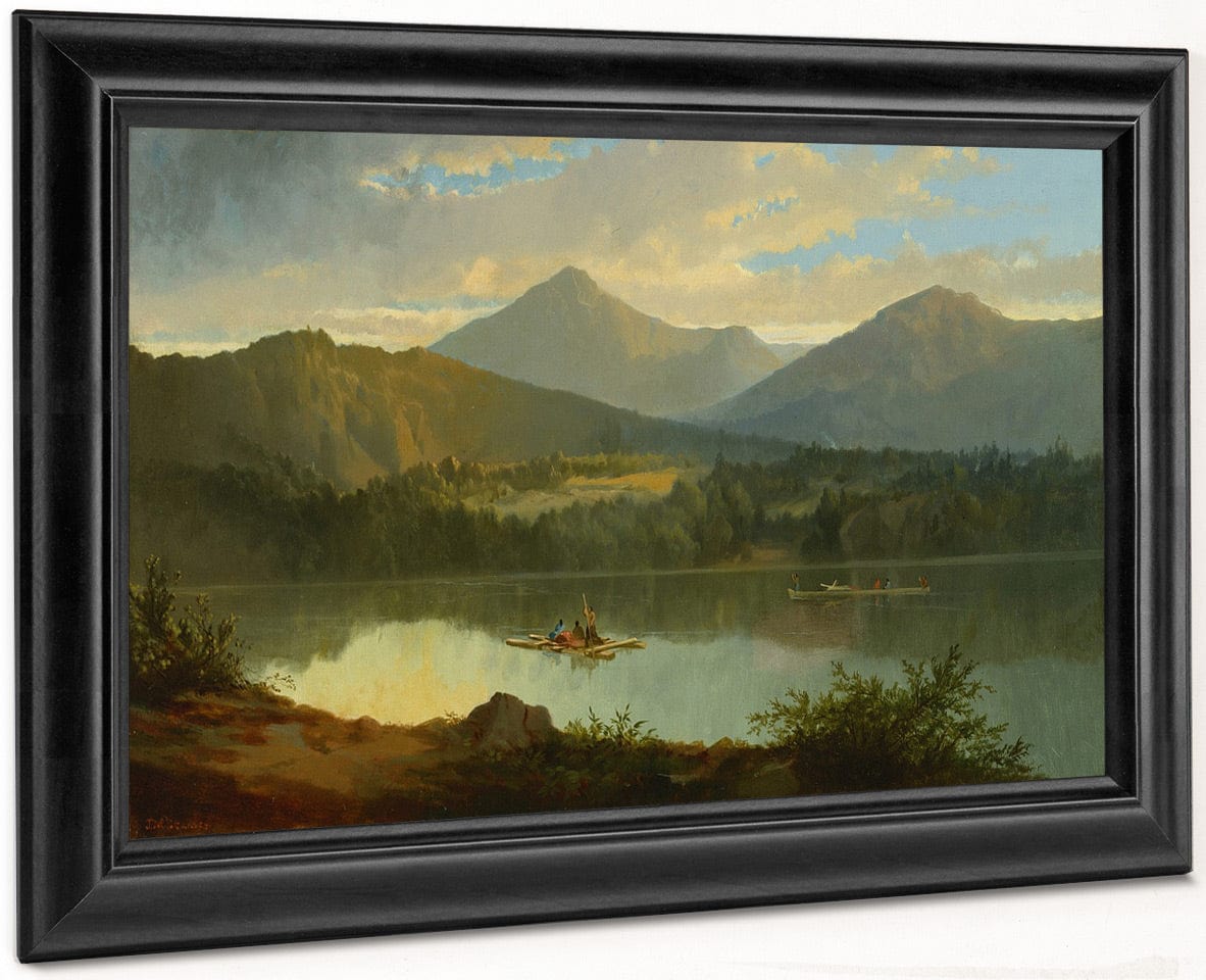 Western Landscape By John Mix Stanley Fine Art Print