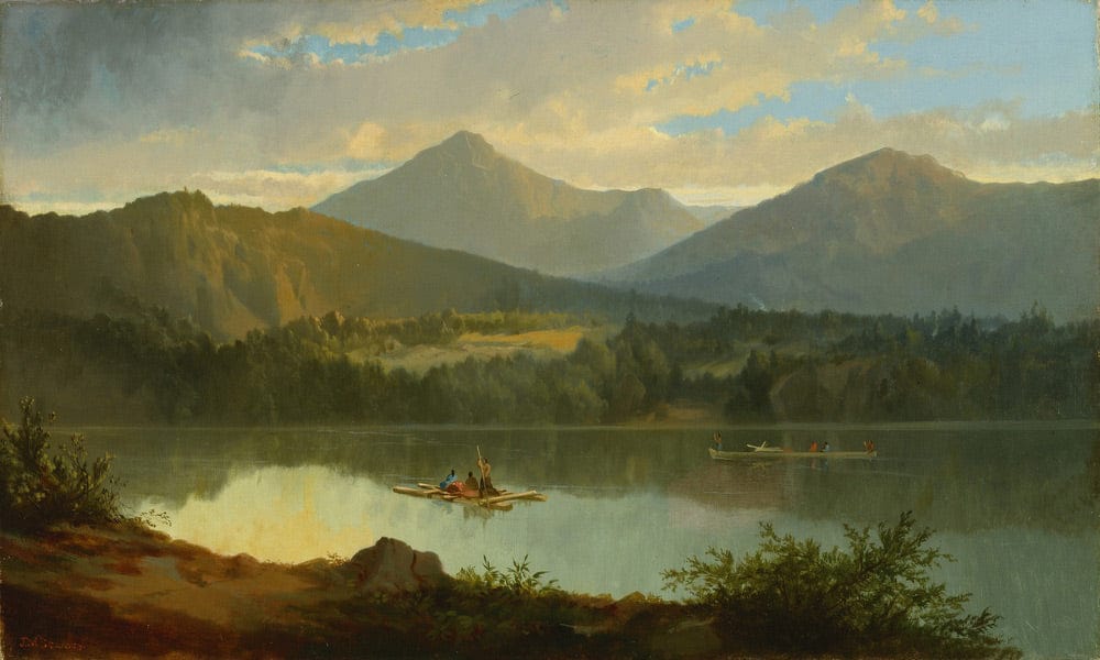 Western Landscape By John Mix Stanley Fine Art Print