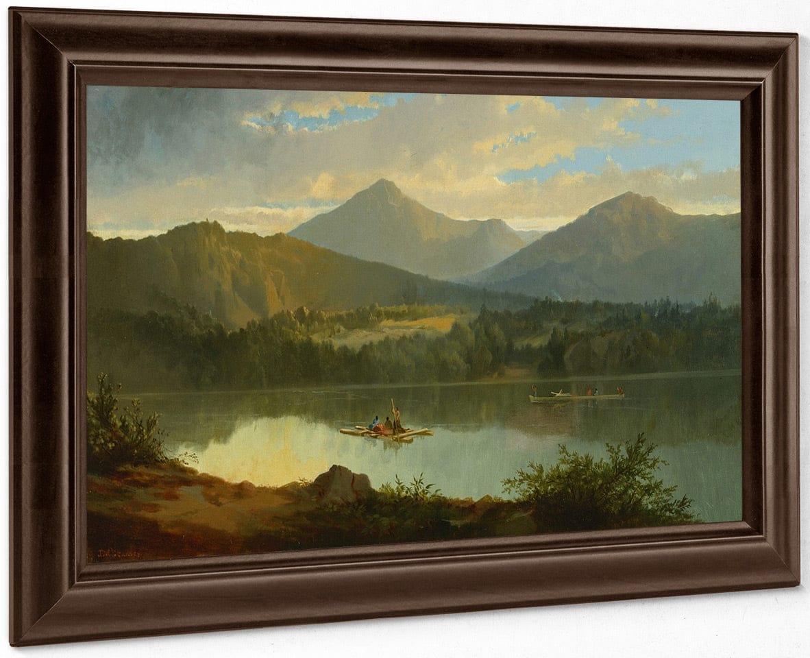 Western Landscape By John Mix Stanley Fine Art Print