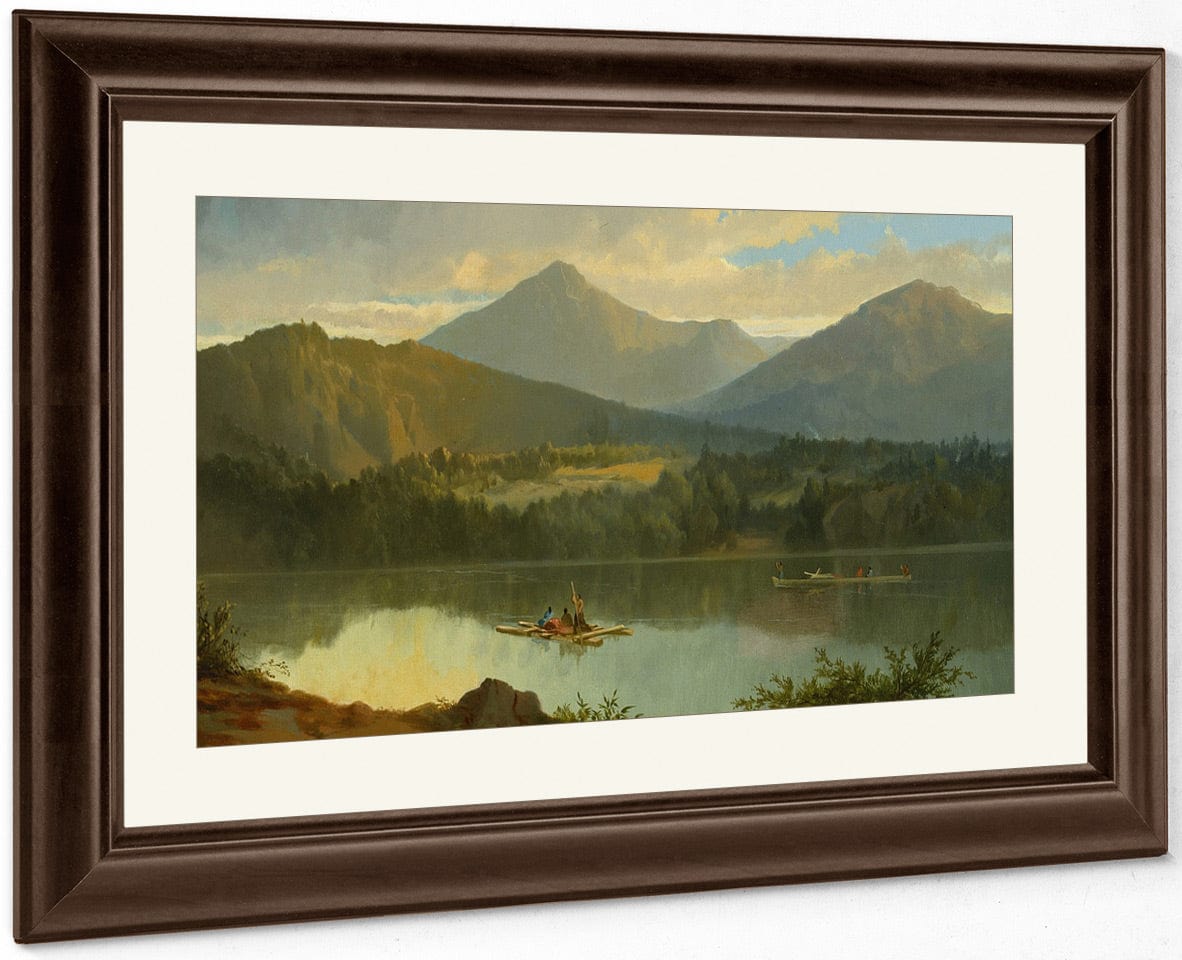 Western Landscape By John Mix Stanley Fine Art Print