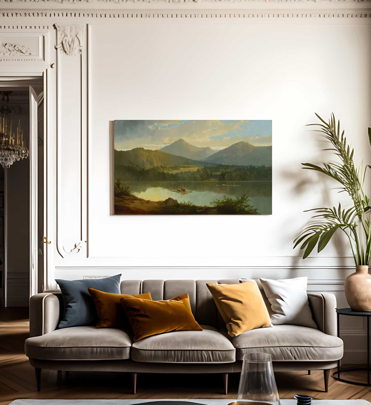 Western Landscape By John Mix Stanley Fine Art Print